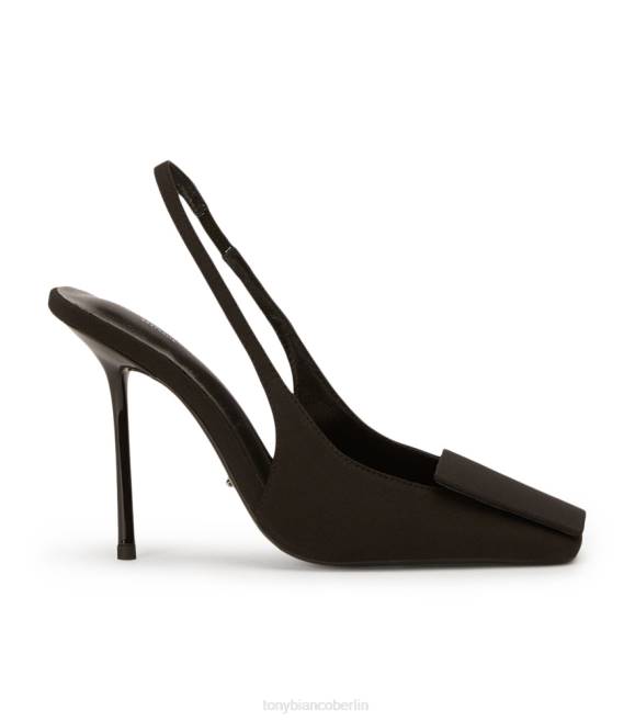Stöckelschuhe| de Tony Bianco Frauen Rue Heels schwarzer Krepp 4624131